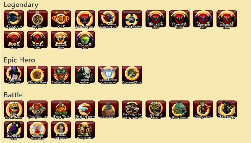 Conta AQW 12 anos LvL 100
