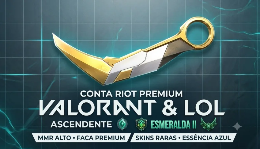 🔥 Conta Riot Valorant Ascendente 1 + Lol