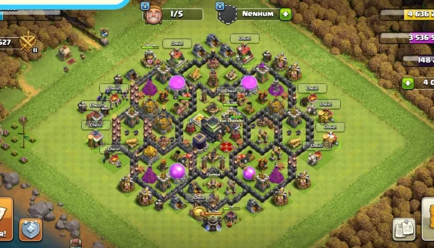 CV9 Semi Full + 5 Construtores + 4000 Gemas
