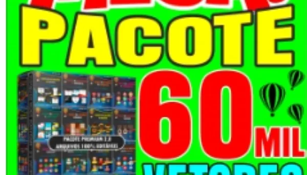 Pacote de vetores para Corel Draw + 60.000 mil vetores