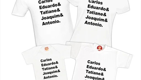 Camiseta Personalizada para Família