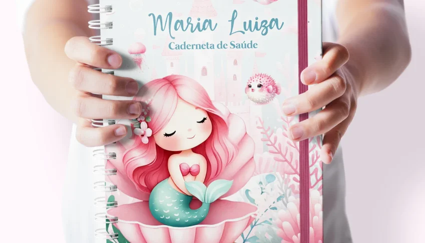 Kombo Encadernação - Cadernetas e Livro do Bebê -
