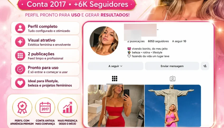 🎀 Instagram Feminino 2017 • +6K Seguidores •