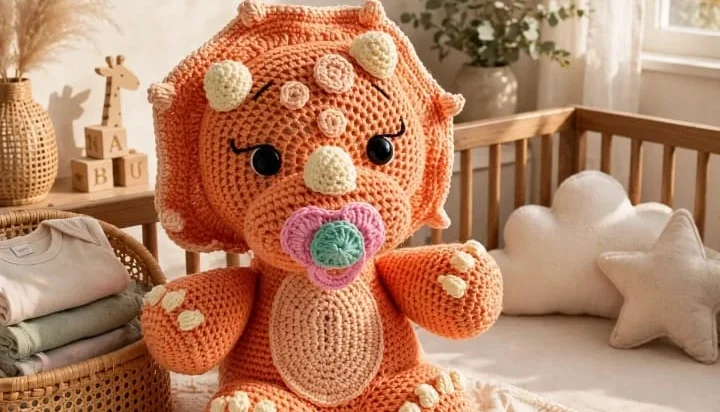 Bebê triceratps