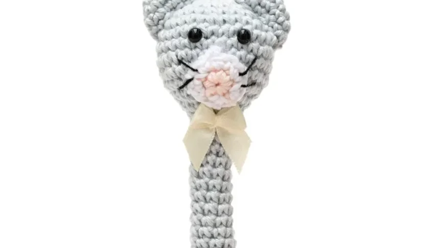 Gatinho para newborn em Amigurumi