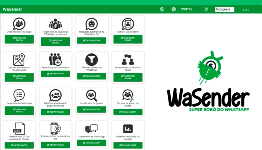 Wasender V3.5 – Versão SaaS | Chatbot Inteligente para zap