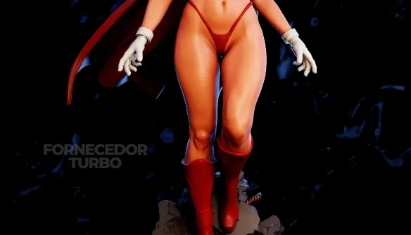 SuperGirl 3D - Arquivo .Stl Para Impressão 3D