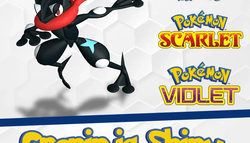 Greninja ou Froakie Shiny 6IVs - Pokémon Scarlet Violet