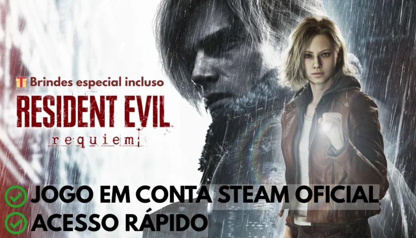Resident Evil Requiem Deluxe Edition em conta Steam Oficial