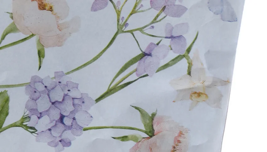 Papel Kraft Flor Essência 59 x 59 cm - 50 Folhas
