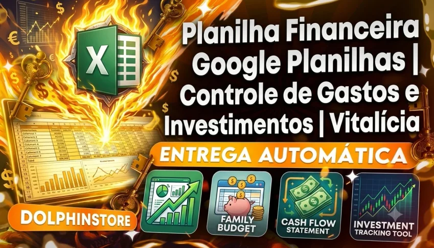 📊 Planilha Financeira Google Planilhas | Controle de Gastos