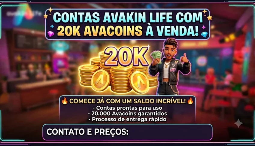 Fake 20K De Avacoins Com Limite 👑