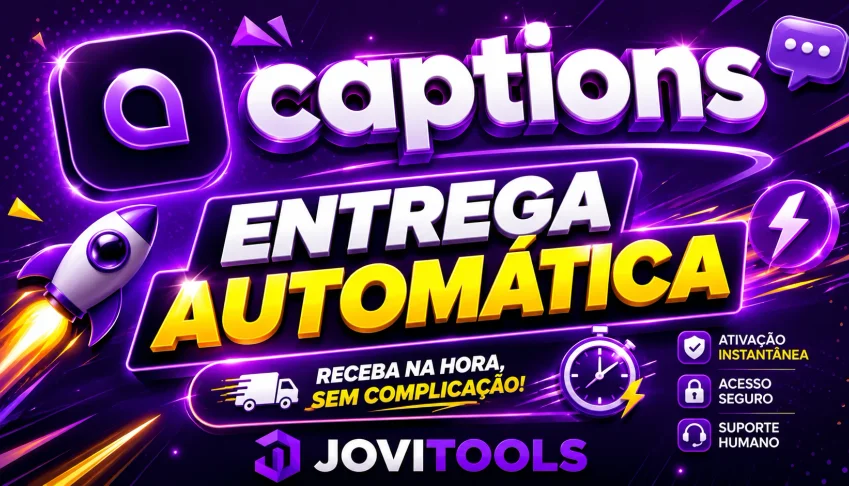 CAPTIONS AI | 30 DIAS - [ENTREGA AUTOMÁTICA]