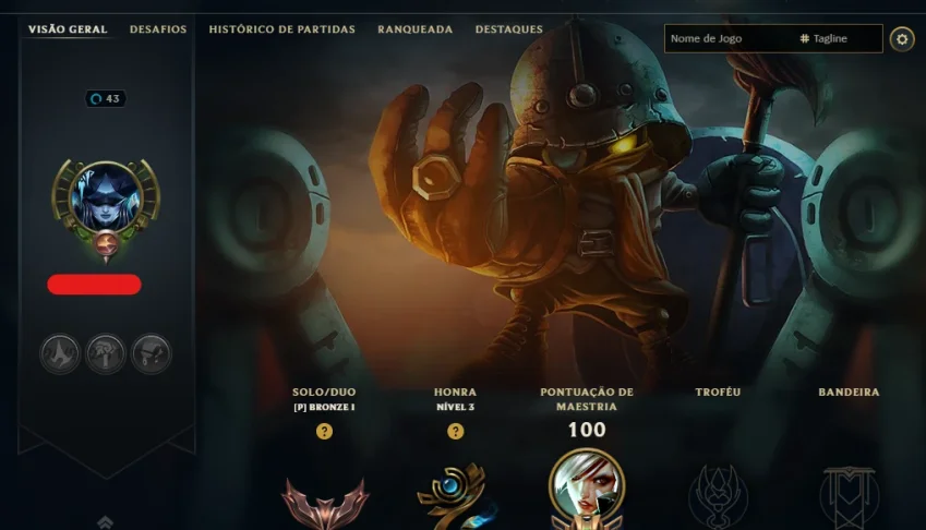 [Entrega Automática] Conta Lol Bronze, 58 Skins, Upada A Mão