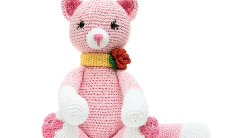 Gatinha Miau em Amigurumi