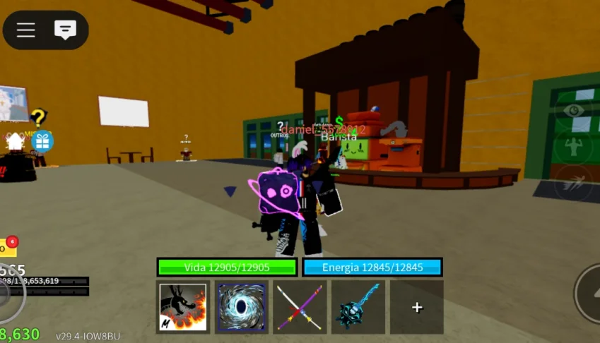 Fruta gravity e barreira rework no precinho