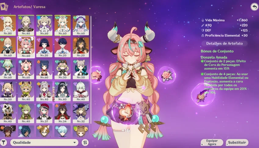 Conta Genshin Impact | Mizuki + Vesna + Varesa | Entrega Aut