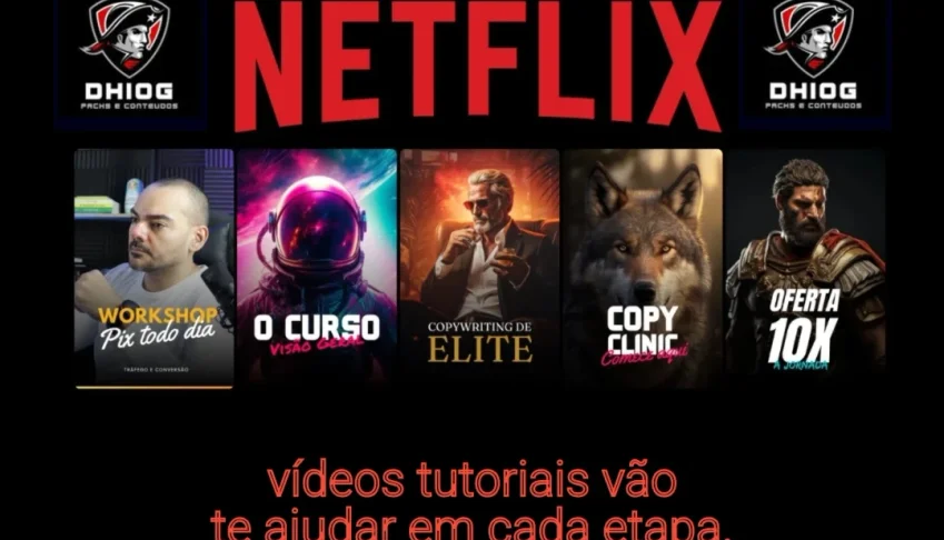 Área de Membro Exclusiva 🔥 (Estilo Netflix)