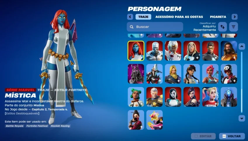 Ofertas FORTNITE/DBD Epic Varios Jogos, Varias Skins