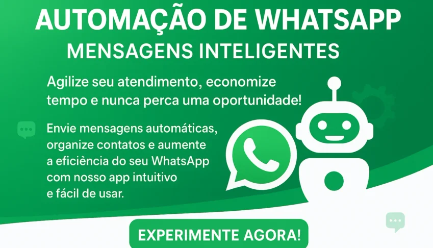 🚀 Automação de WhatsApp – Mensagens Inteligentes
