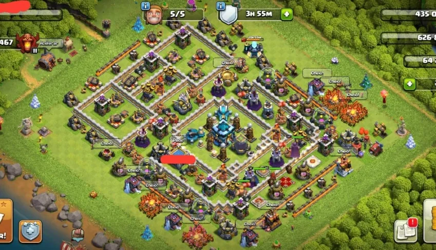 Clash of clans CV12 baratinho