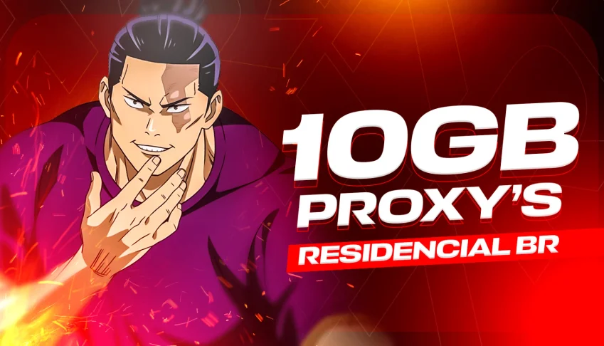 🛜 Proxy Residencial Fixo BR - 10GB