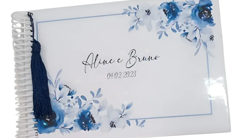 Caderno de Mensagens Personalizado 18 x 27 cm