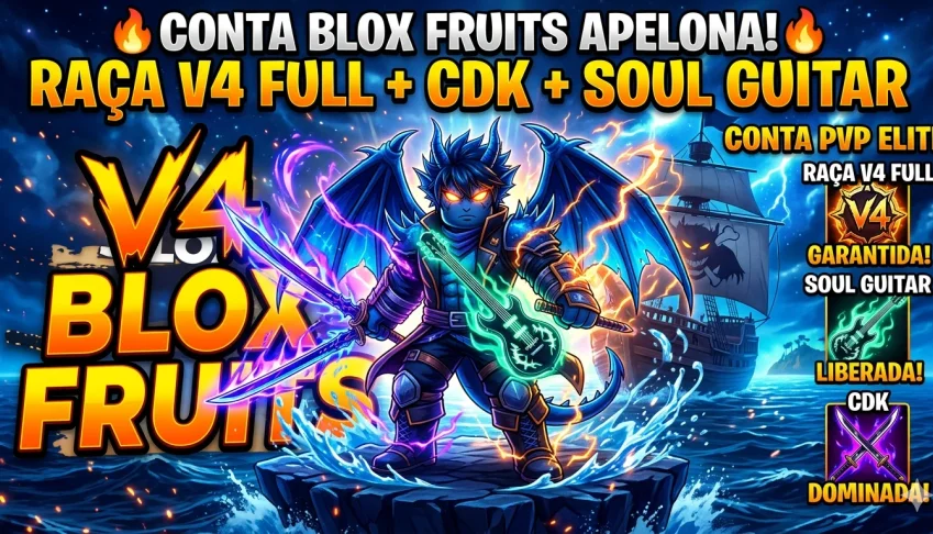 Conta de Blox Fruits-Entrega Automatica