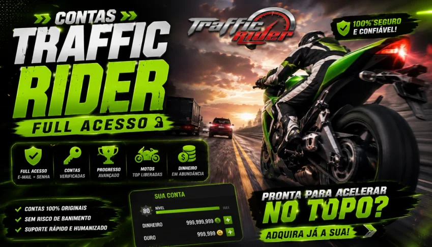 Contas Traffic Rider (Full Acesso)