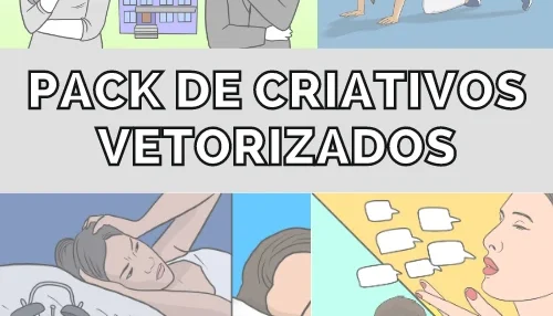 Pack Criativos Vetorizados - Anti Block