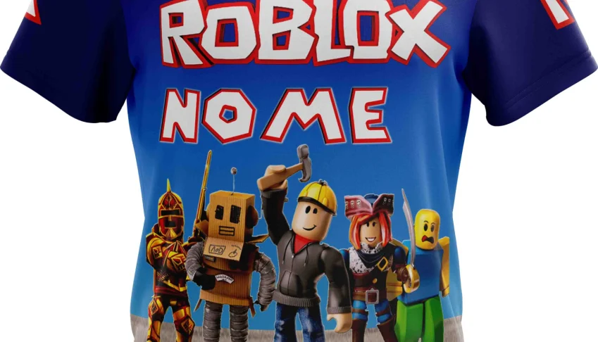 Camiseta Camisa ROBLOX Infantil e Adulto