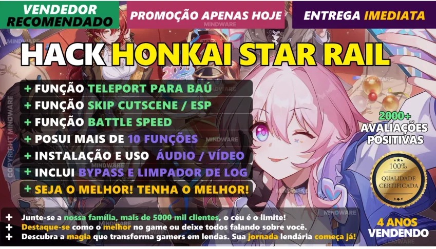 HACK HONKAI STAR RAIL v4.4 🚀100% INDETECTÁVEL E RECOMENDADO
