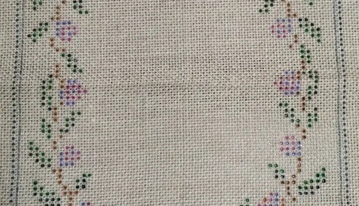 Tela para bordar em juta TJ-94 - 60 x 48 cm