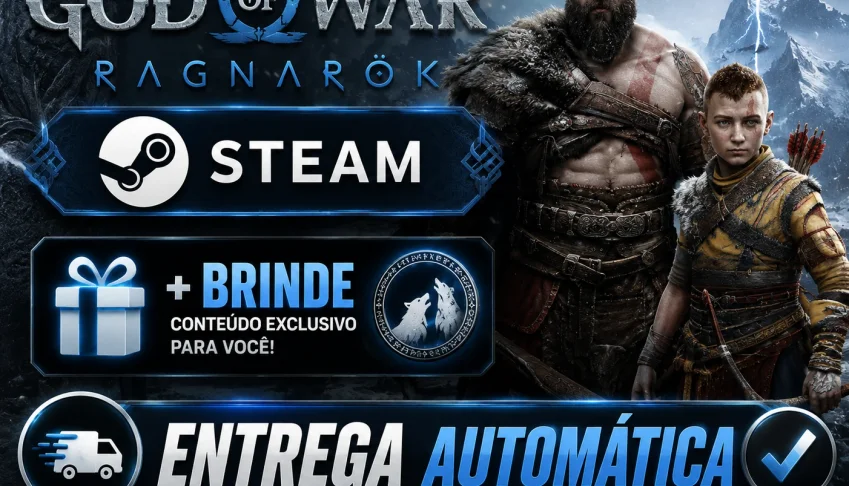 God of War Ragnarök (PC/Steam) - Entrega Automática ⚡