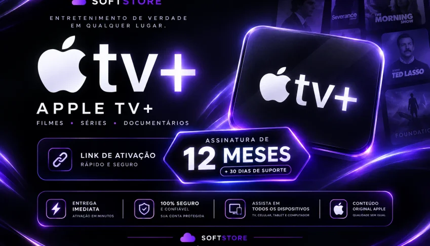 Apple Tv+ Link De Ativação | 12 Meses L 30 Dias De Suporte