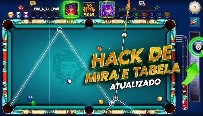 Hack 8 ball Pool Mira Infinita + Tabela [ATUALIZADO]