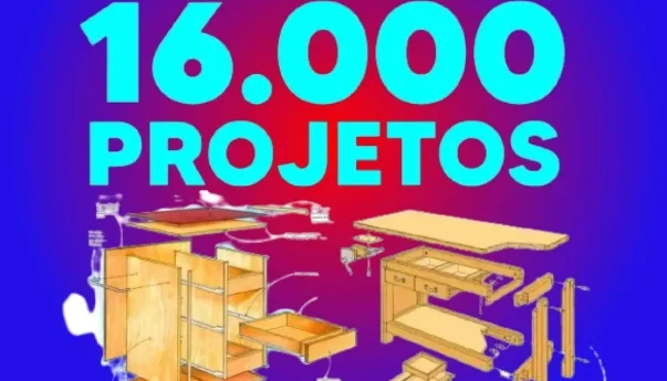 Pack Marcenaria 16.000 Projetos - Faça Você Mesmo + Brindes