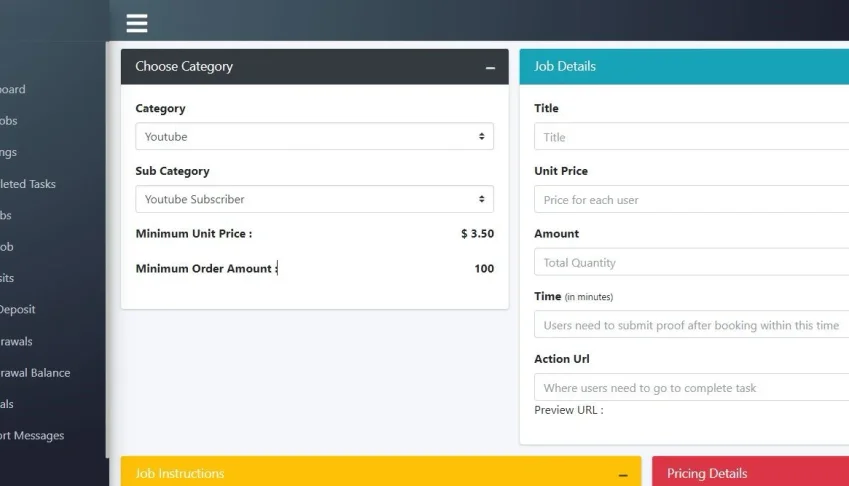 SCRIPT Plataforma Completa de Microtarefas