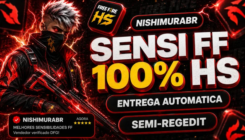 Sensi Ff 100% Hs (Mobile & Emulador) 🎁