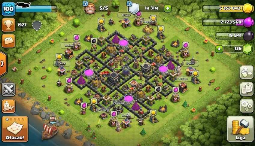 CV 9 Media Clash of Clans