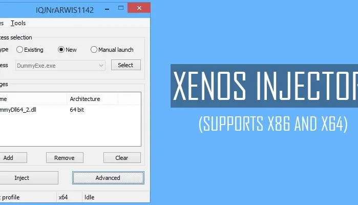 Xenos Injector (Supports x86 and x64) Undetected