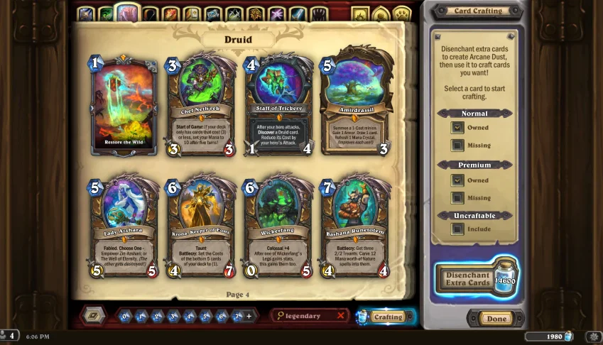 Conta Blizzard com foco em Hearthstone + Overwatch