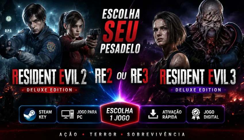 🧟 Resident Evil 2 OU Resident Evil 3 | Steam Key PC |