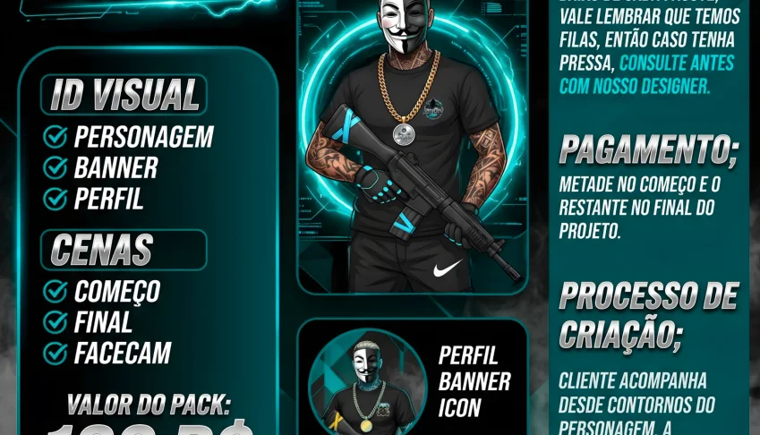 🔥 Pacote Streamer Brabo - Exclusivo Jotadev Store 🔥