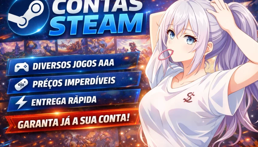 Conta Steam Compartilhada -Jogos Offline