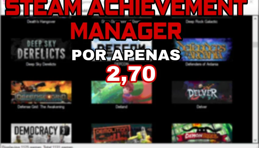 🏆 Steam Achievement Manager | Faça Todas Suas Conquistas 🏆