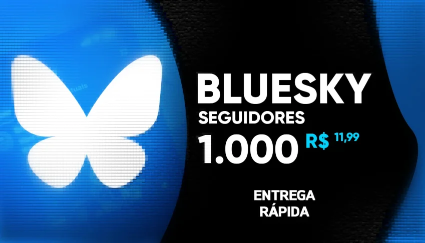 Seguidores bluesky PROMOCÃO