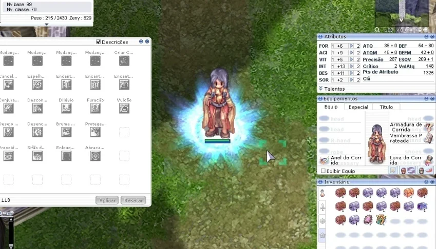 Arcana, agora Magissa lv 215