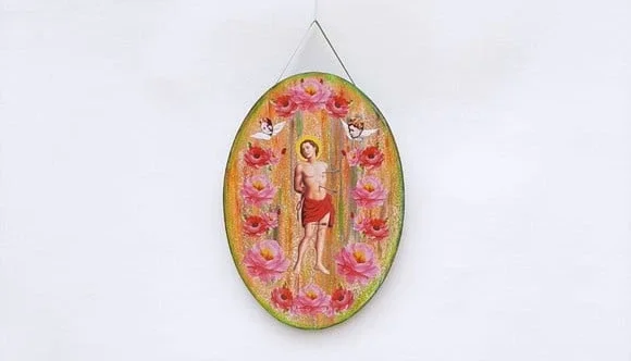 Quadro Oval São Sebastiao G