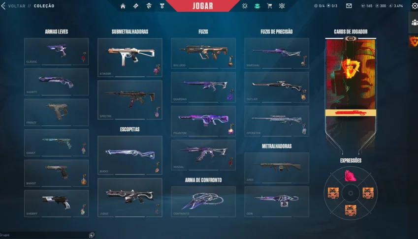 Conta Valorant Muita Skins